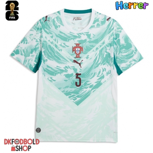 Portugal Diogo Dalot #5 Udebanetrøje VM 2026 Kort ærmer